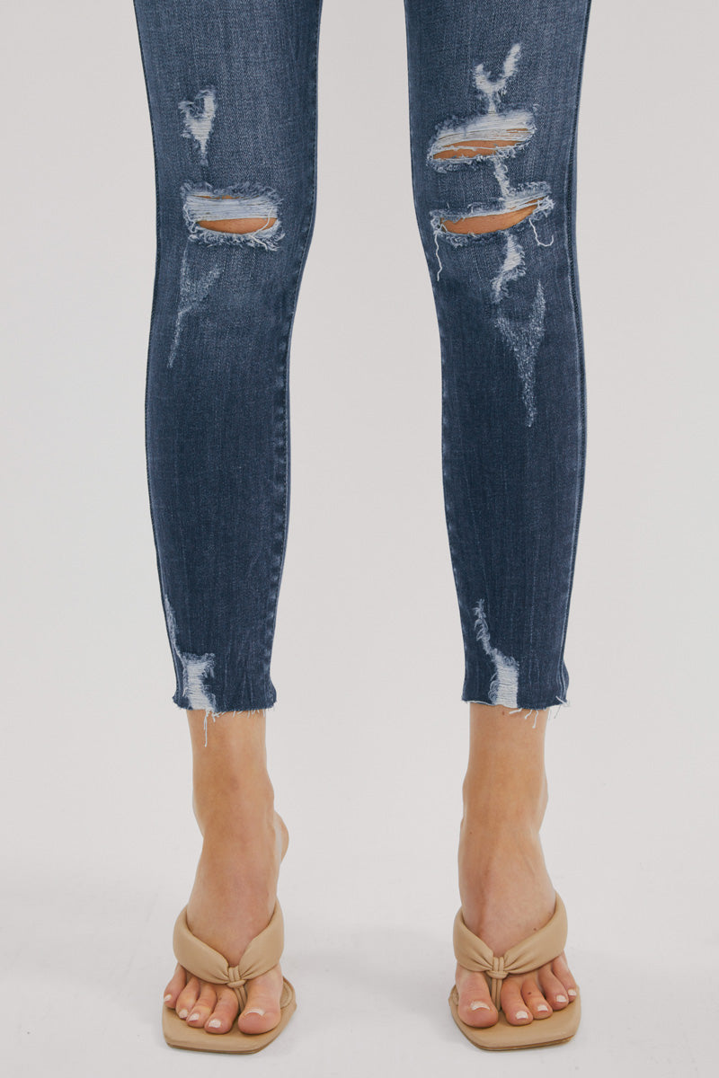 Gwen High Rise Ankle Skinny Jeans