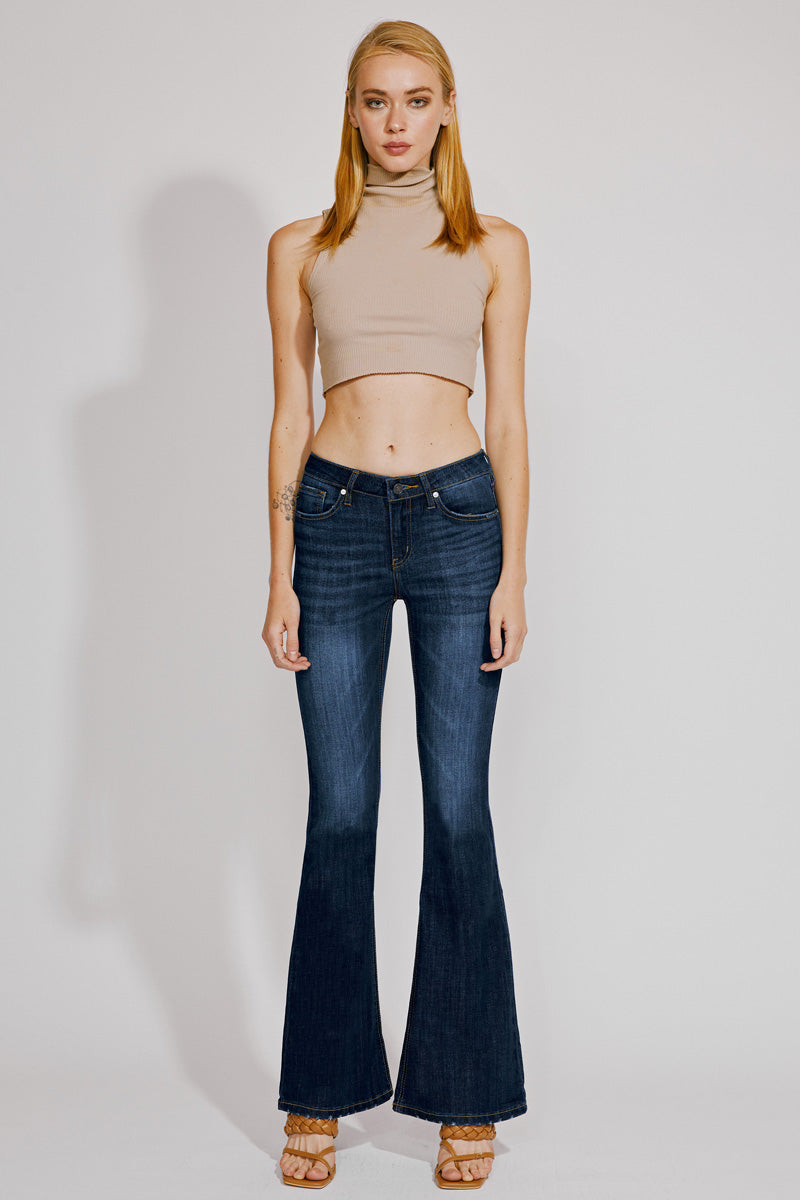 Celestine Mid Rise Flare Jeans