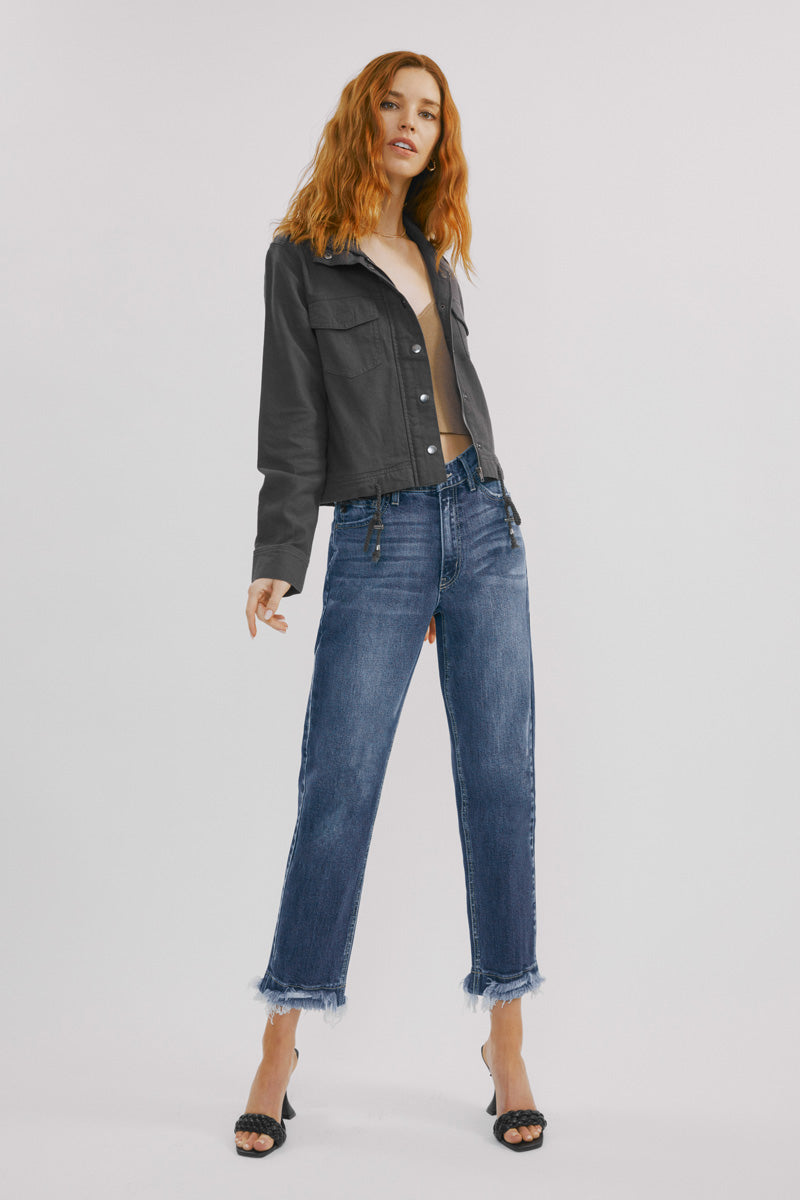 Shiza High Rise Wide Leg Jeans