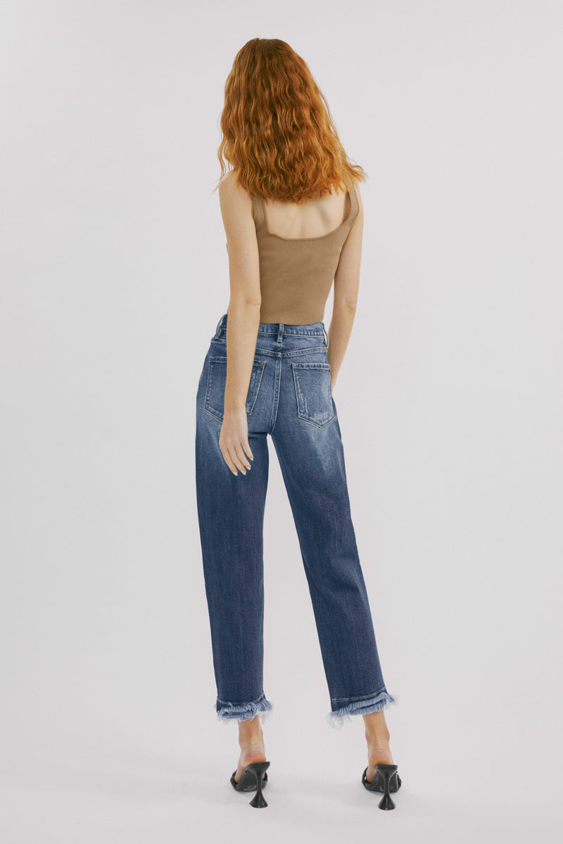 Shiza High Rise Wide Leg Jeans