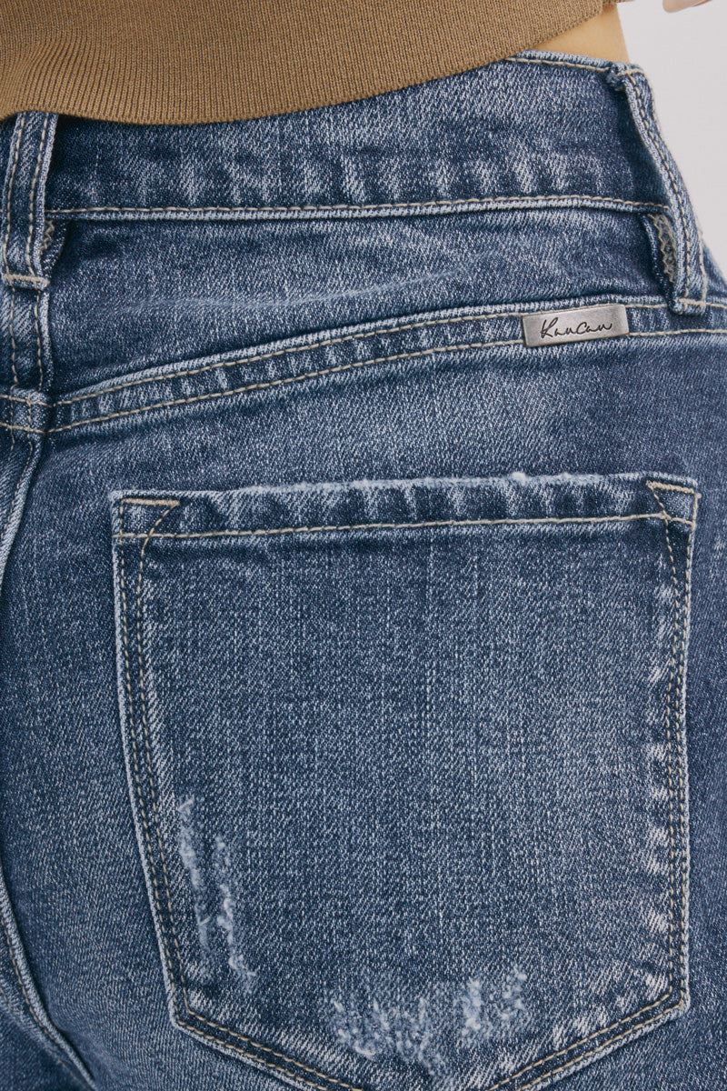 Shiza High Rise Wide Leg Jeans
