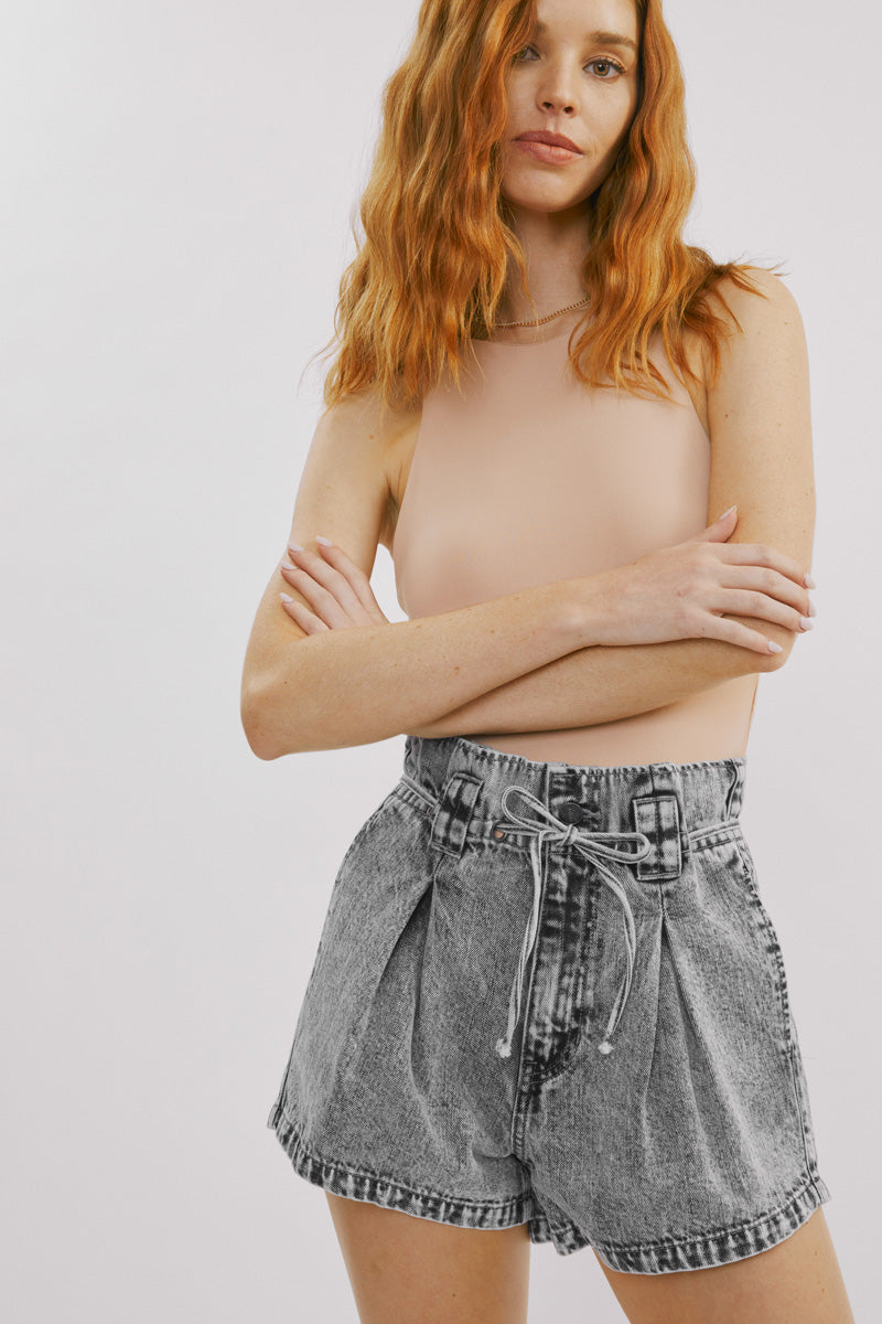 Maple Ultra High Rise Mom Shorts