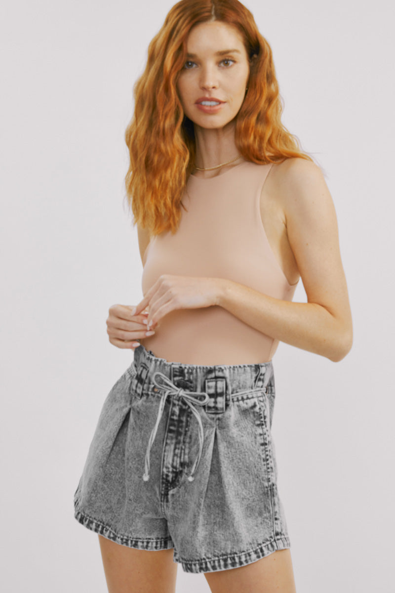Maple Ultra High Rise Mom Shorts