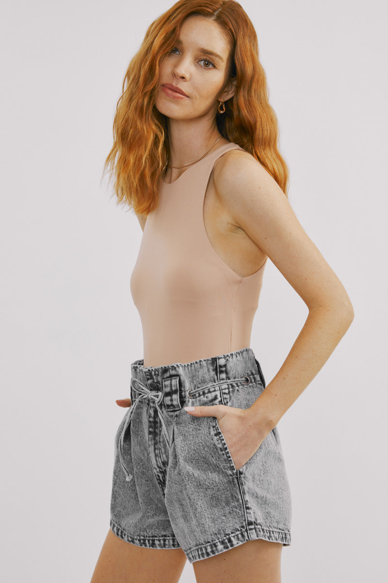 Maple Ultra High Rise Mom Shorts