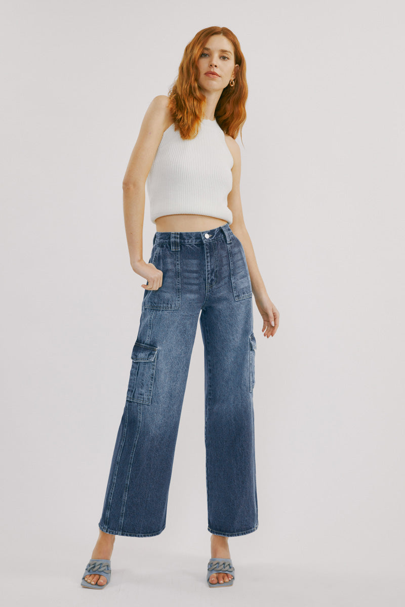 Jayden High Rise Skater Jeans