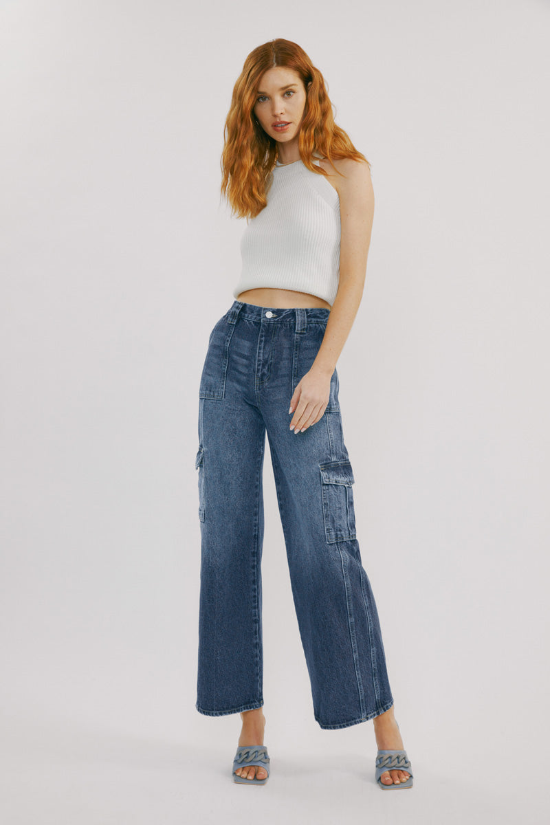 Jayden High Rise Skater Jeans