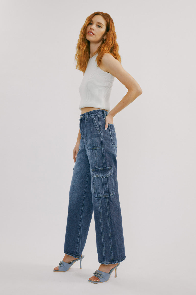 Jayden High Rise Skater Jeans