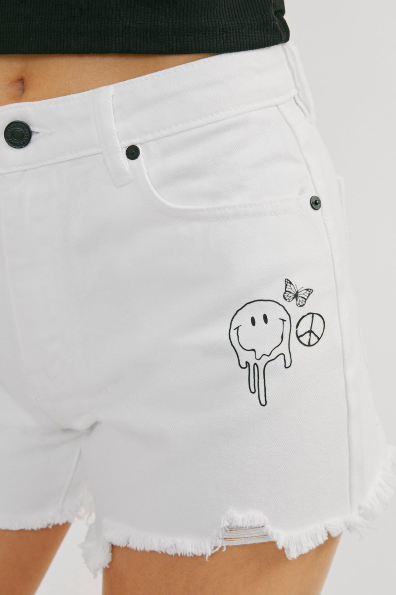 Ambrosia High Rise Mom Shorts