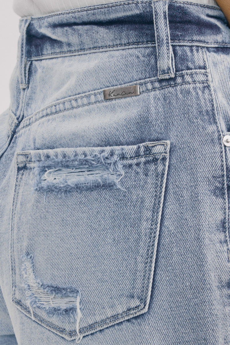 Laurel High Rise Mom Shorts