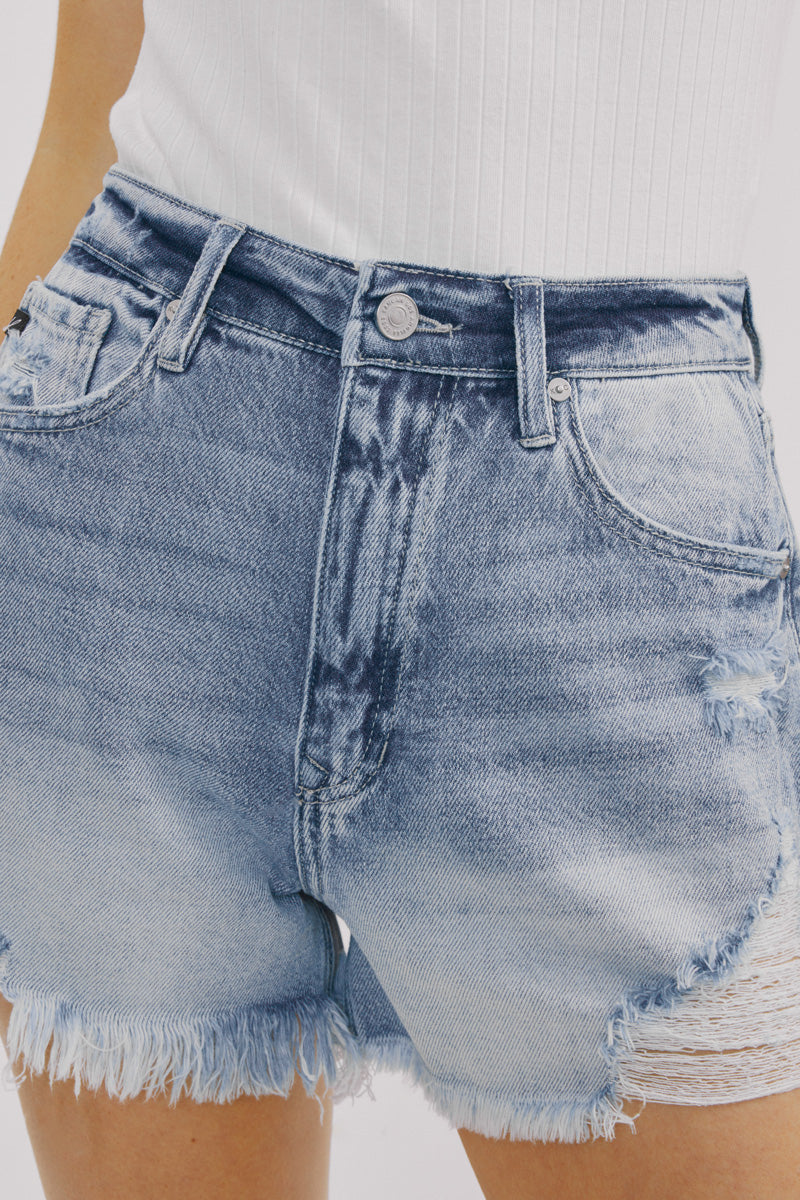 Laurel High Rise Mom Shorts