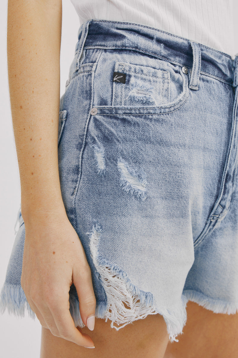 Laurel High Rise Mom Shorts