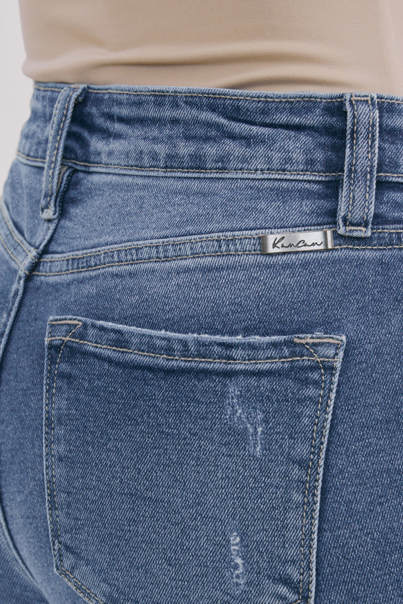 Sultana High Rise Slim Straight Jeans