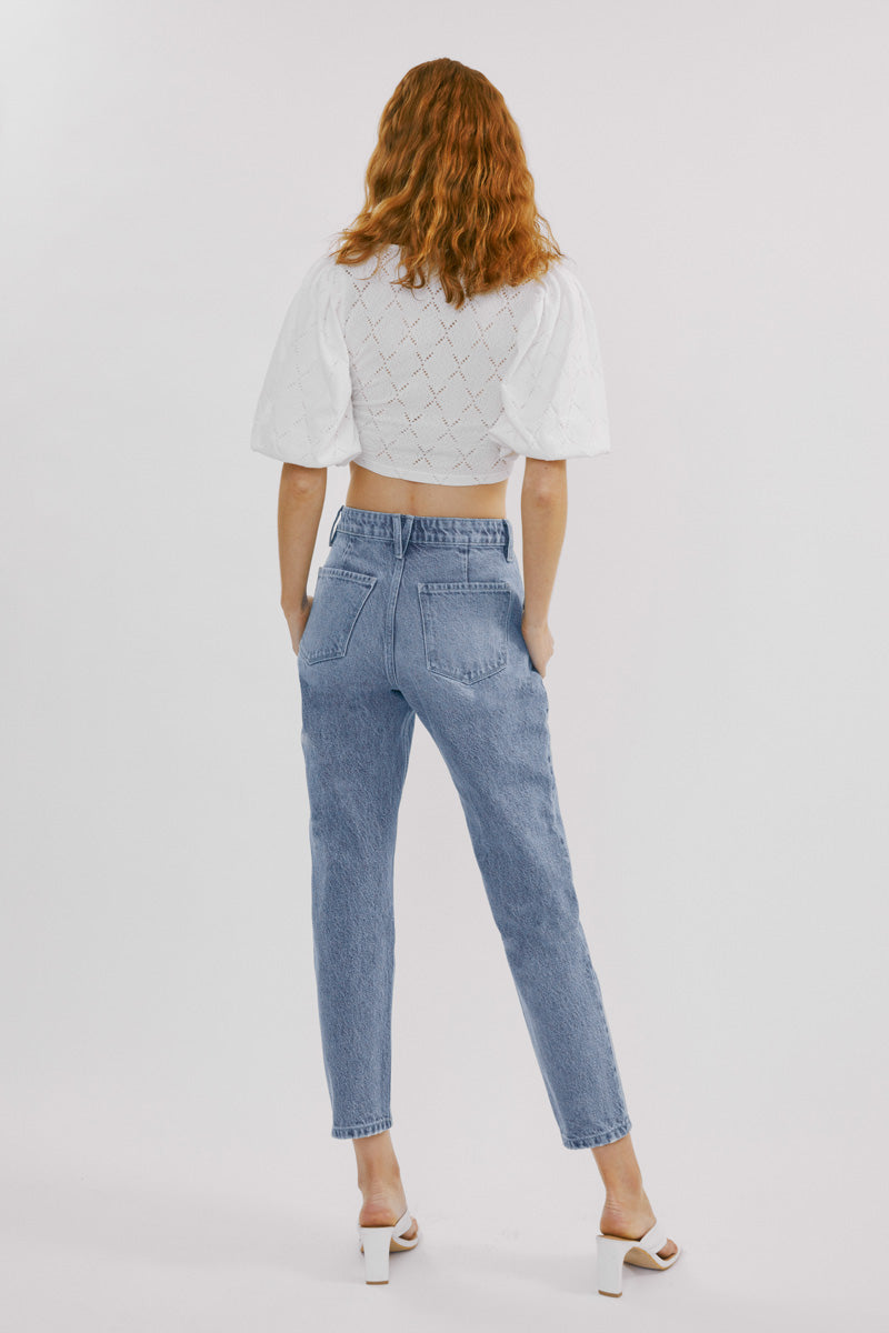Hartford High Rise Mom Jeans
