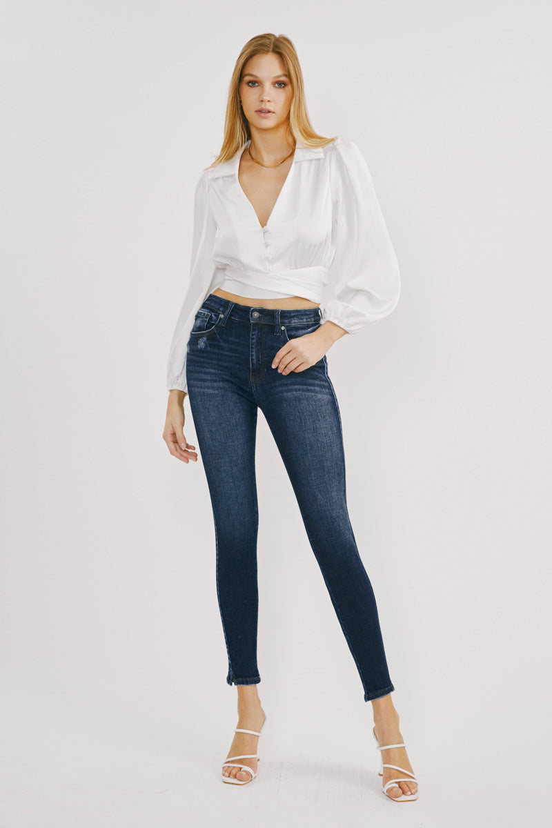 Aaron High Rise Super Skinny Jeans