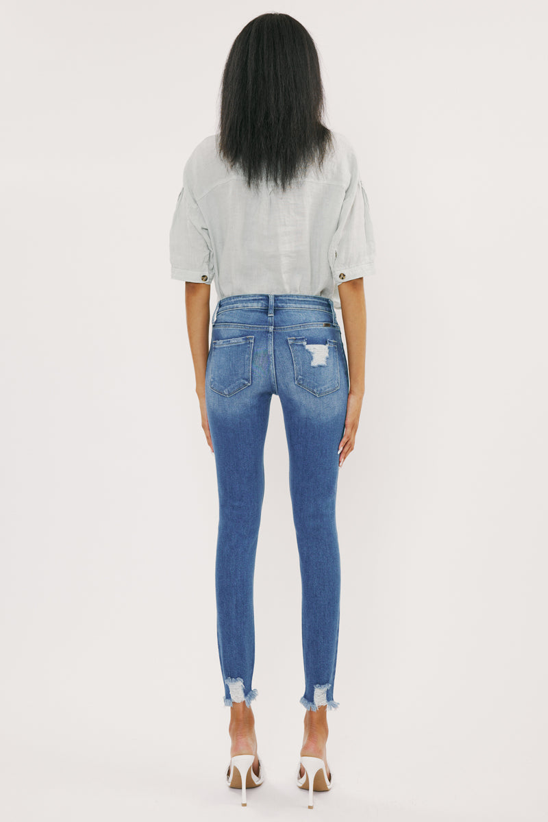 Alora Mid Rise Ankle Skinny