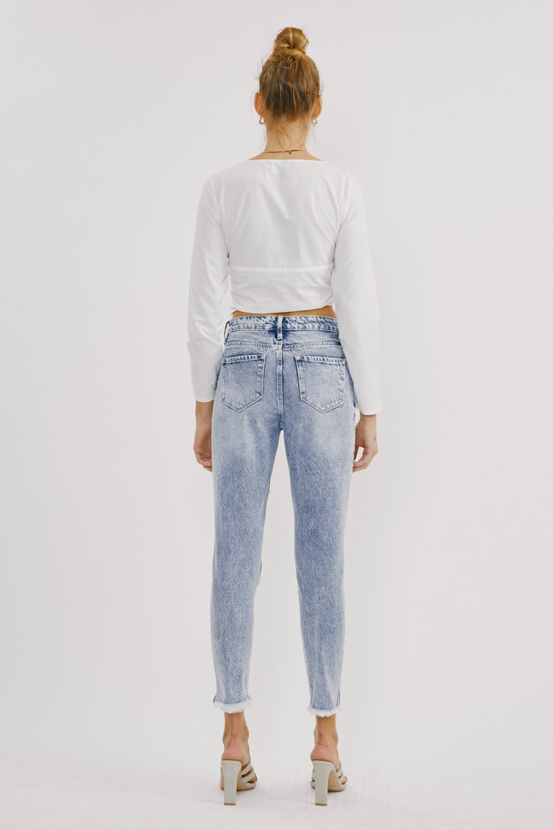 Collie High Rise Mom Jeans