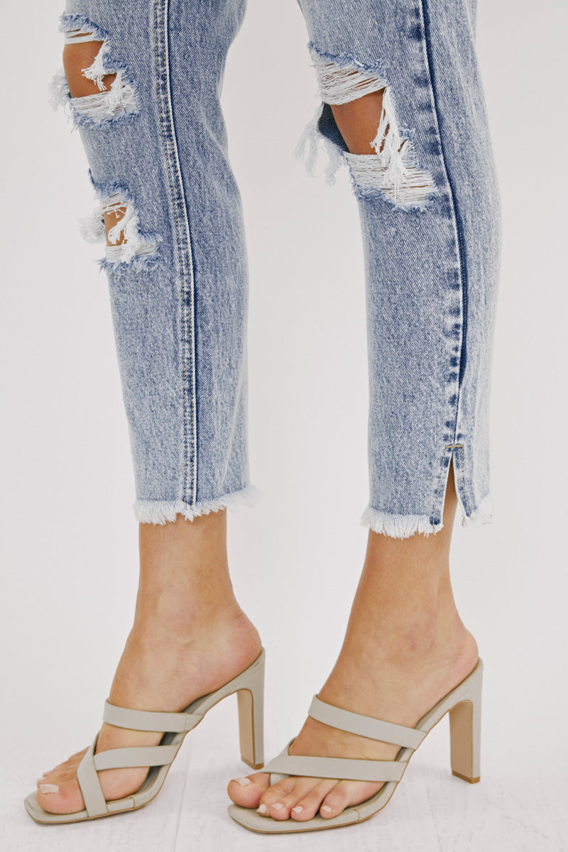 Collie High Rise Mom Jeans