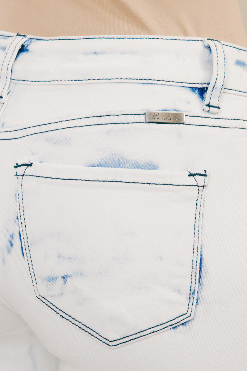 Ezra Mid Rise Super Skinny Jeans