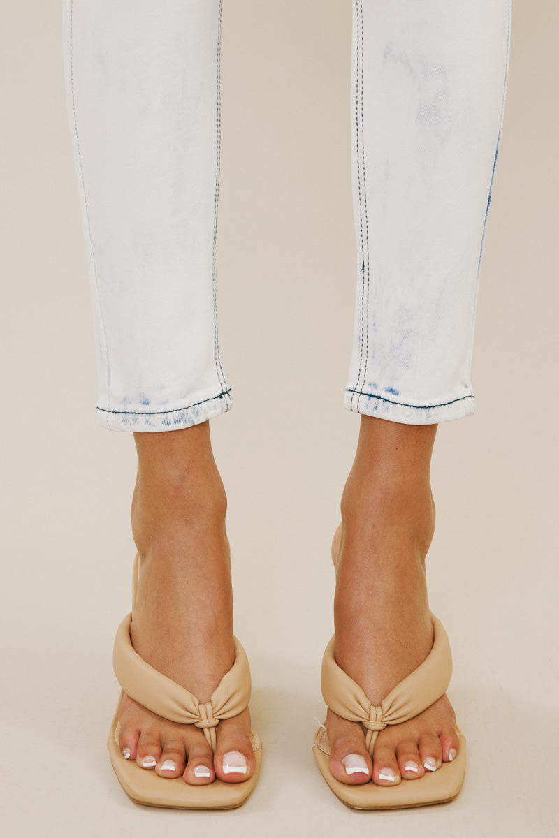 Ezra Mid Rise Super Skinny Jeans