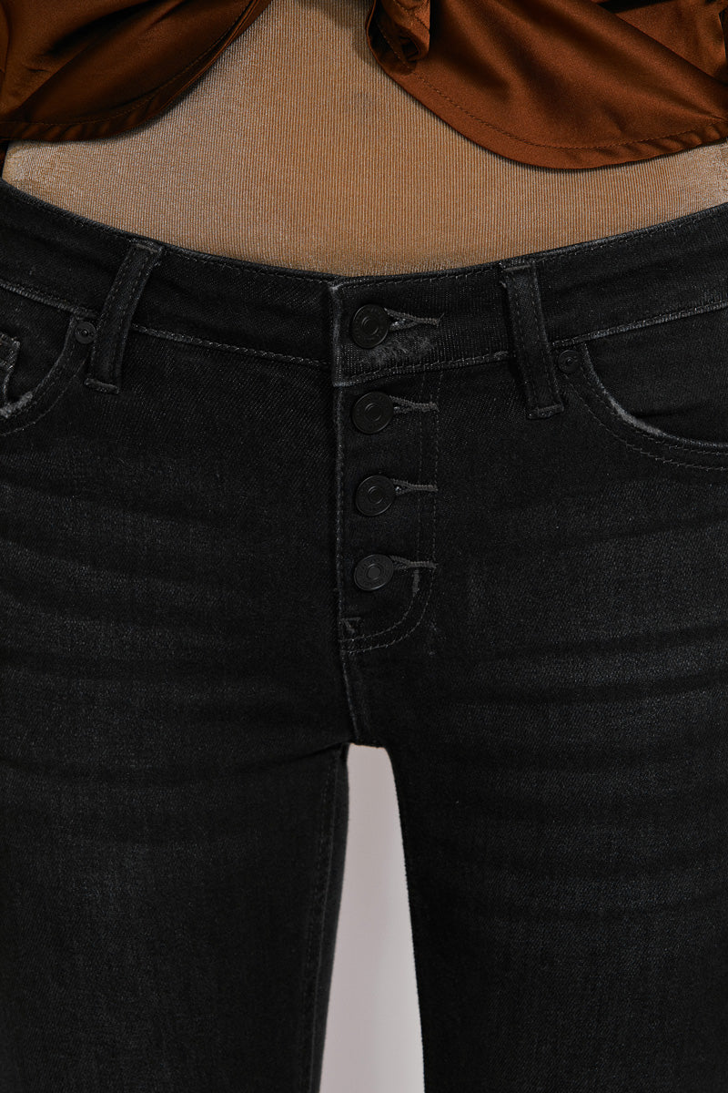Harlowe Mid Rise Flare Jeans