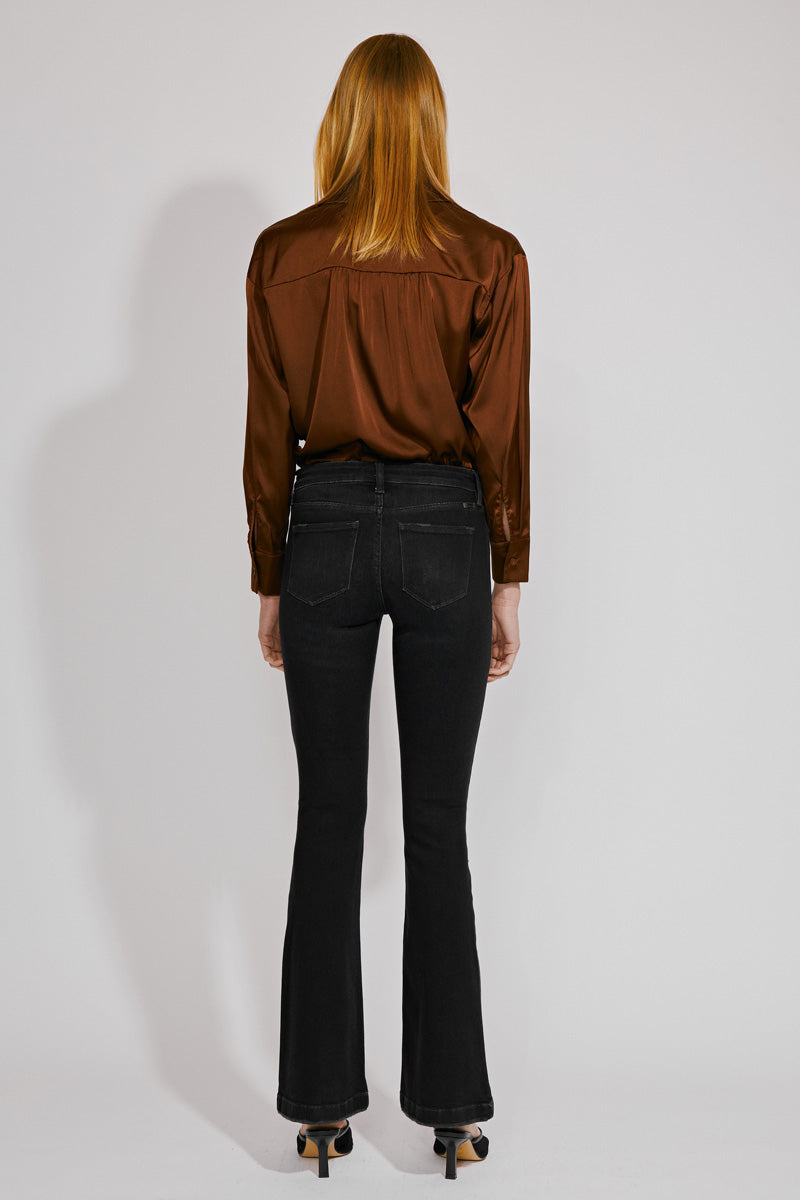 Harlowe Mid Rise Flare Jeans