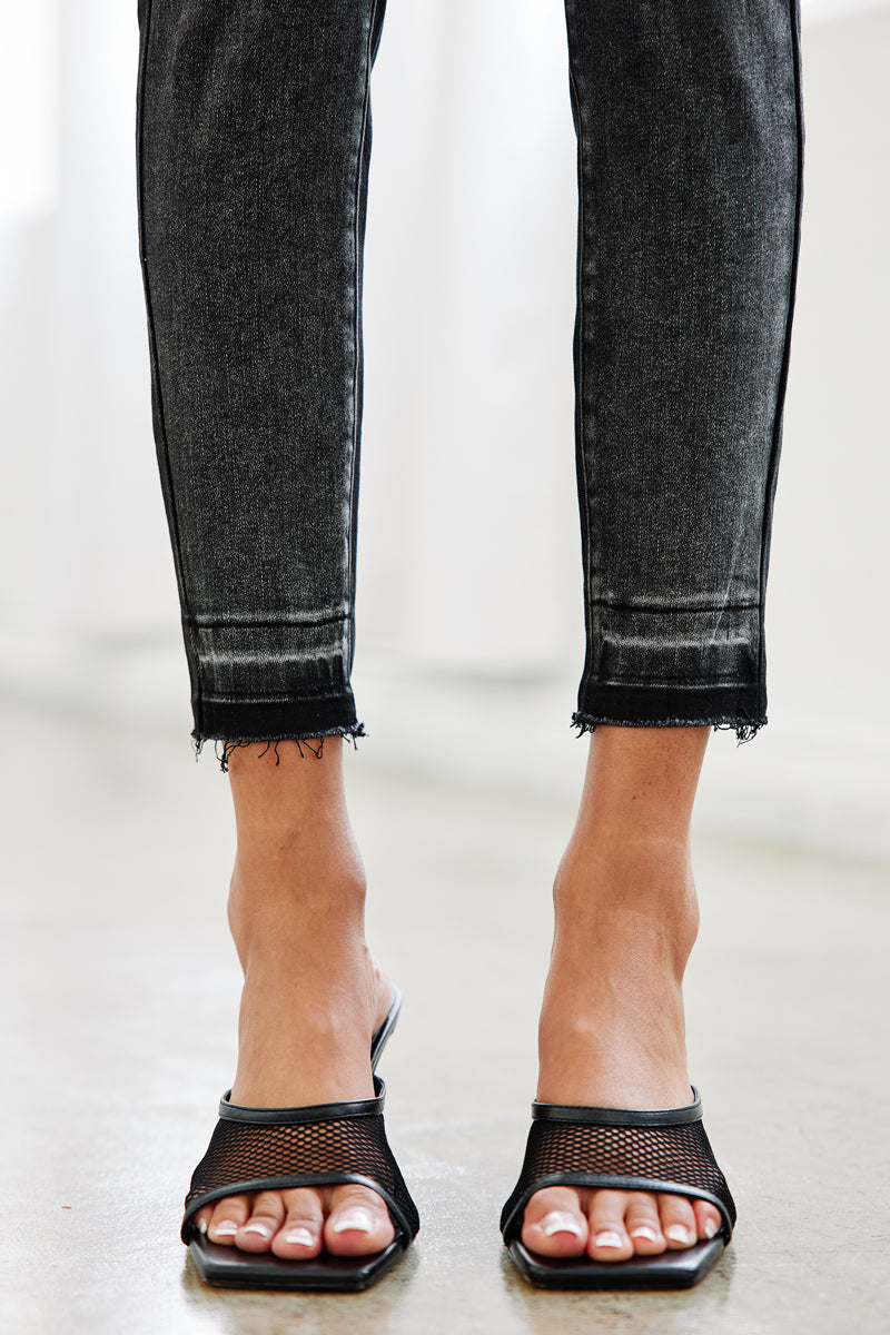 Rebel High Rise Ankle Skinny