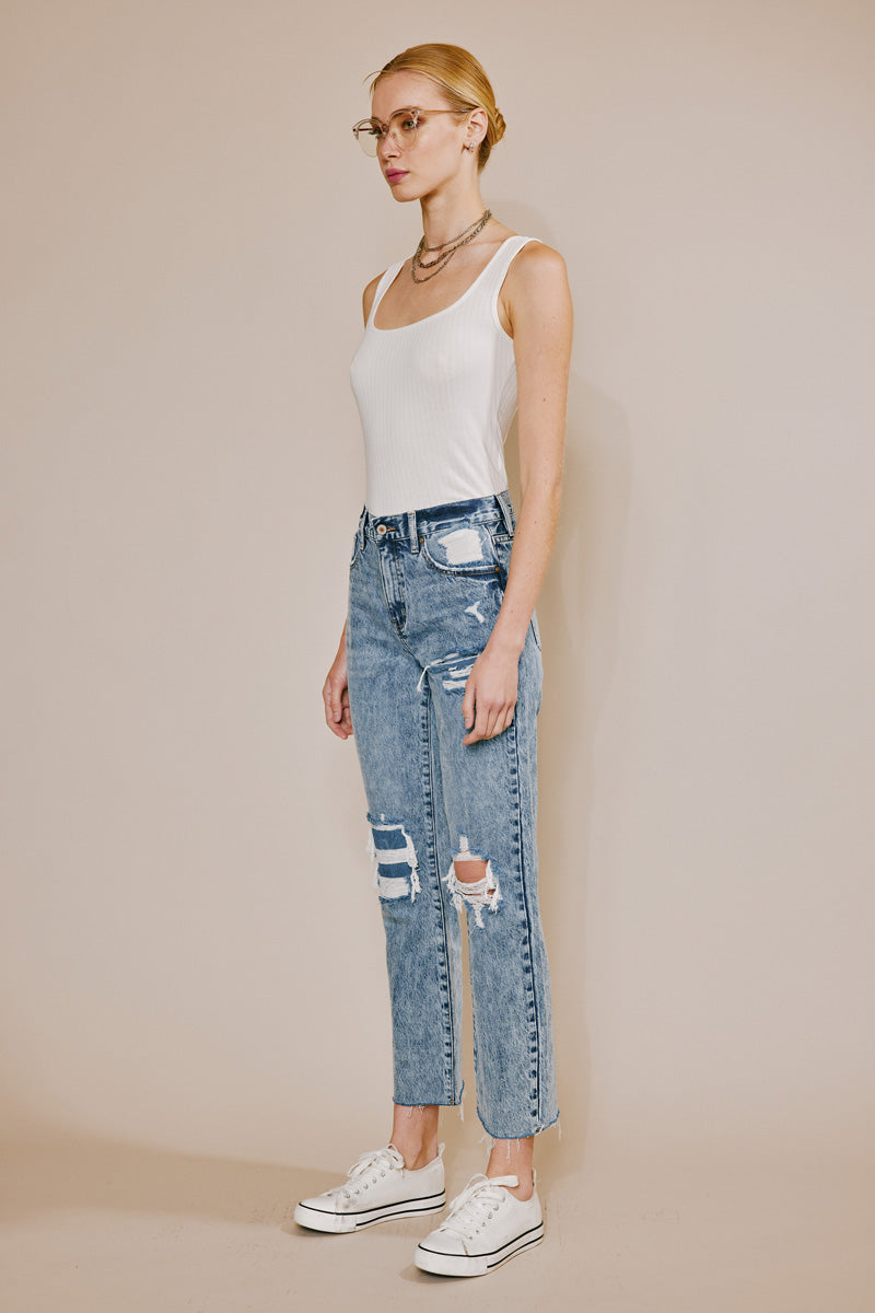 Chesney High Rise Straight Leg Jeans