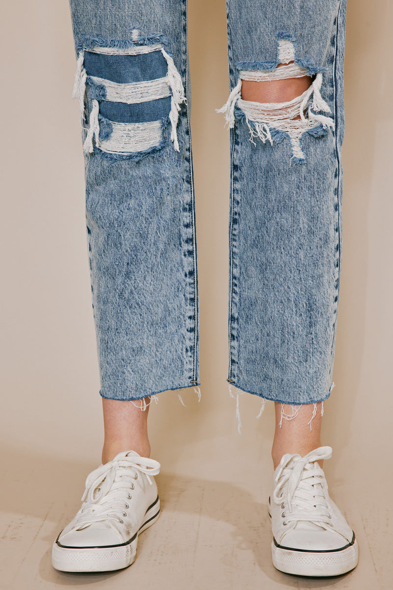 Chesney High Rise Straight Leg Jeans
