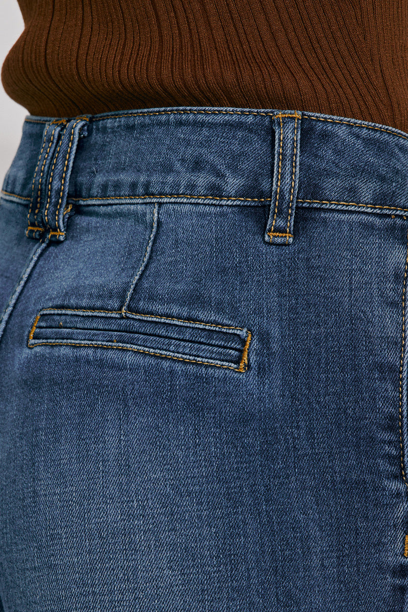 Celine Ultra High Rise Wide Leg Jeans