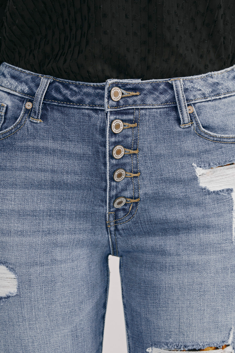 Leona High Rise Ankle Skinny Jeans