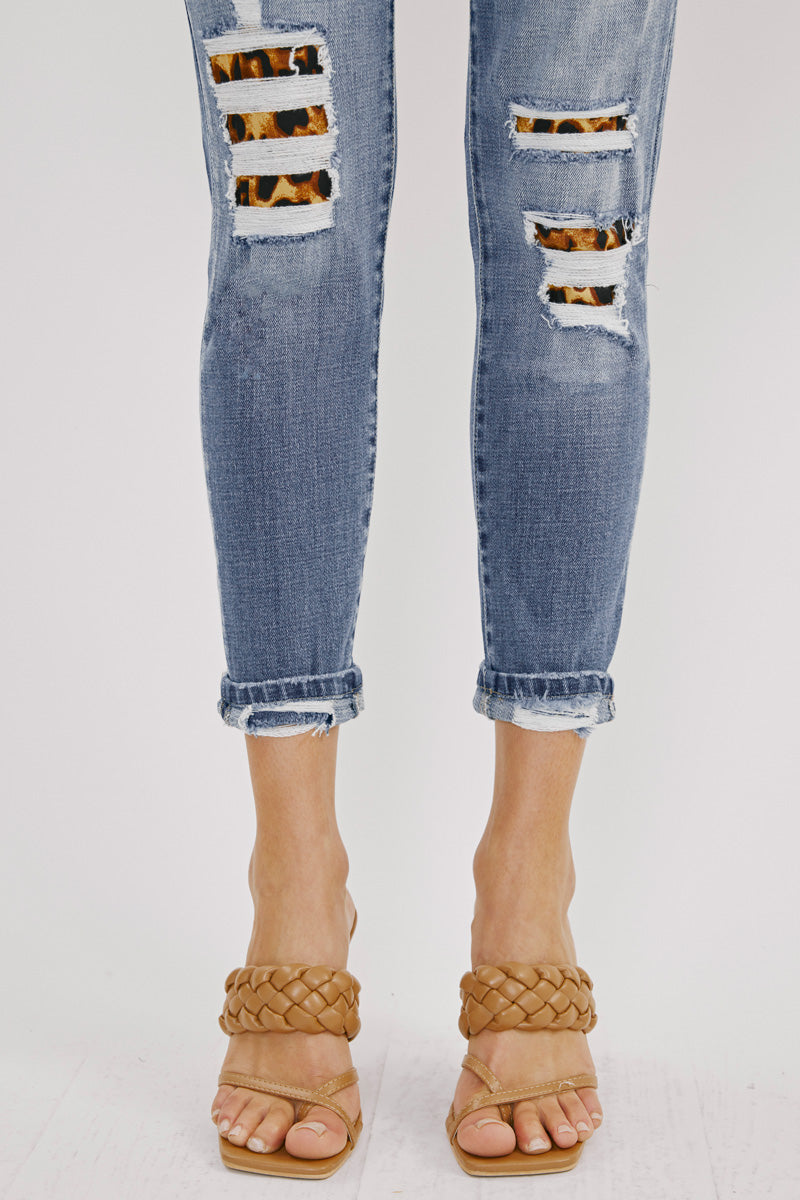 Leona High Rise Ankle Skinny Jeans