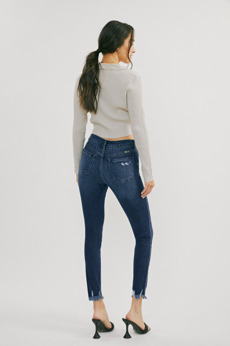 Lucia High Rise Ankle Skinny Jeans