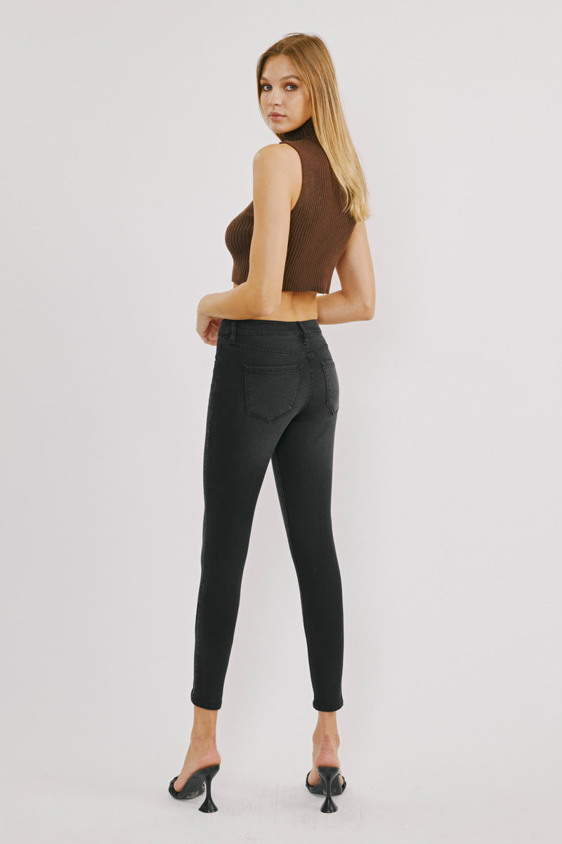 Kingston Mid Rise Ankle Skinny Jeans