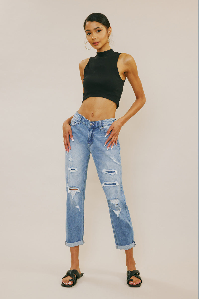 Regan High Rise 90's Boyfriend Jeans