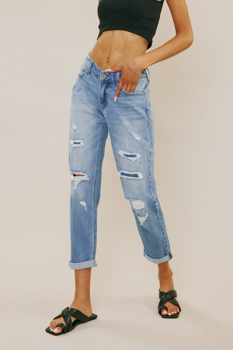 Regan High Rise 90's Boyfriend Jeans