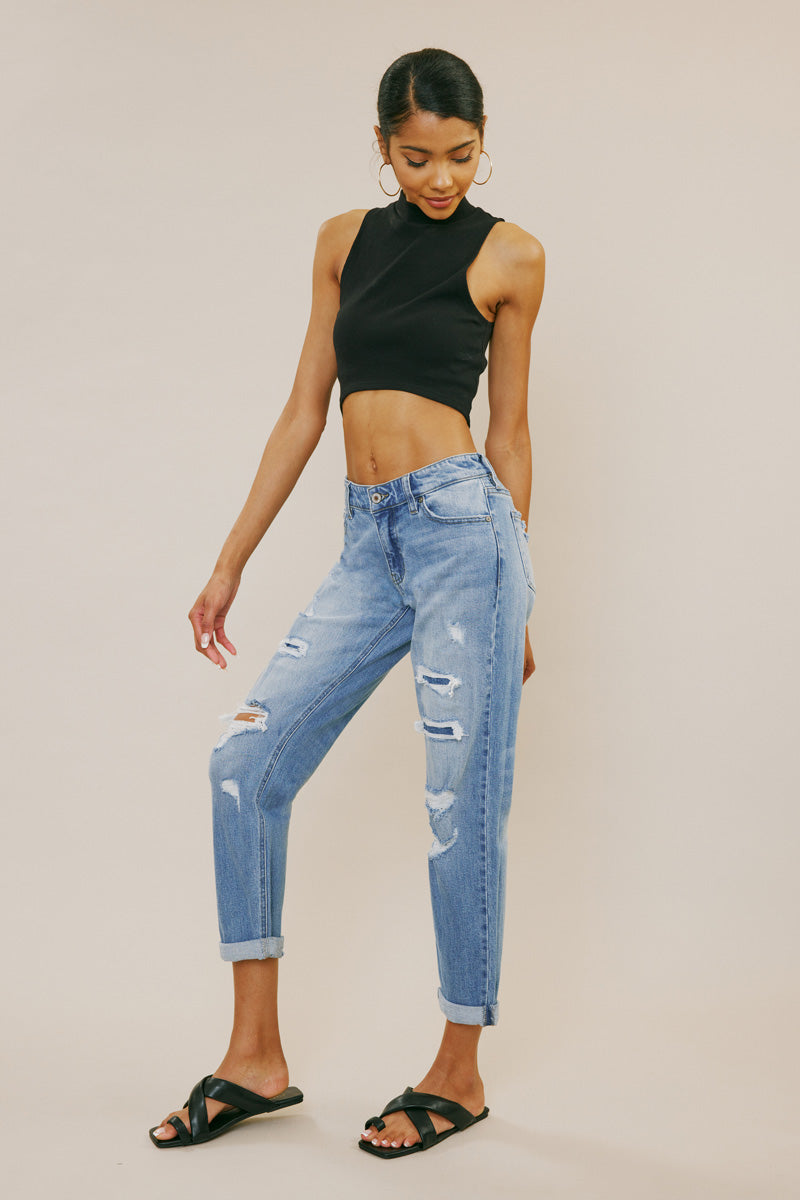 Regan High Rise 90's Boyfriend Jeans