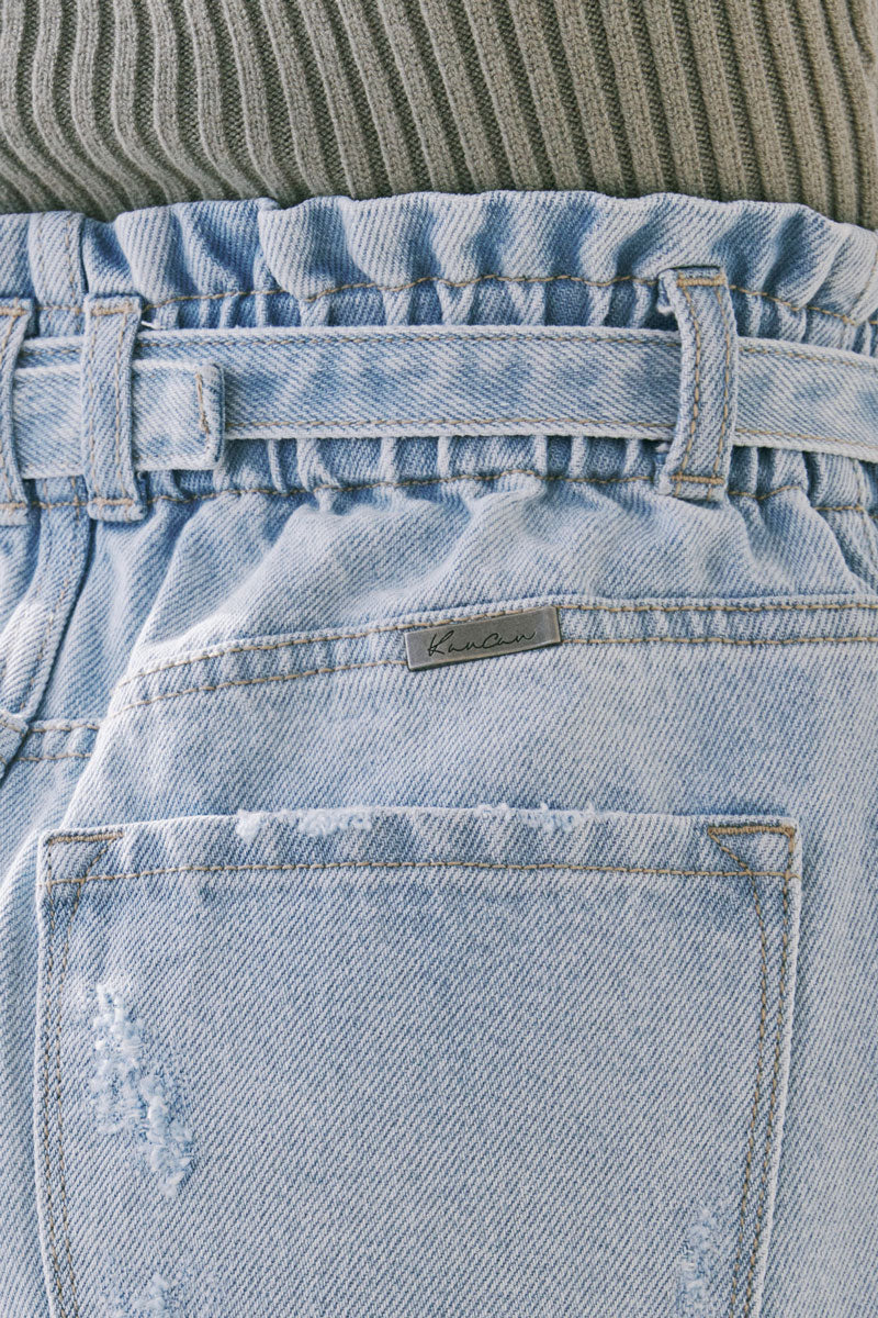Lilith Ultra High Rise Paperbag Shorts