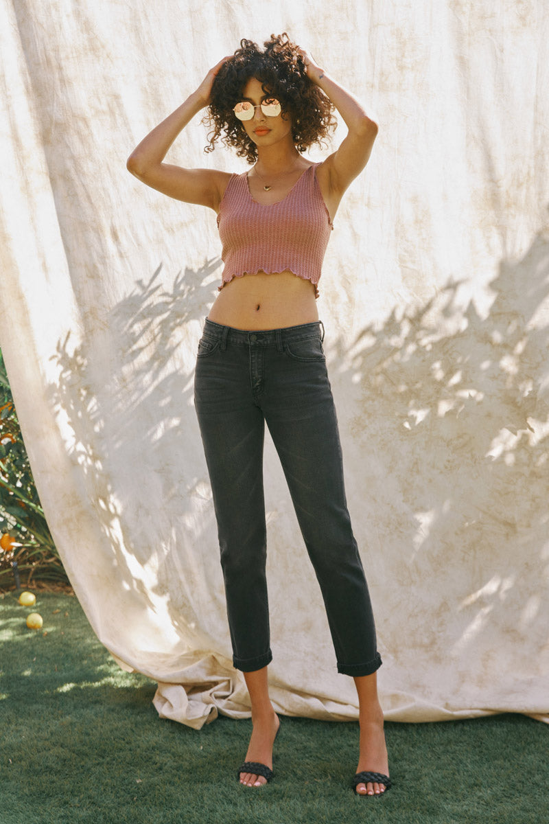 Ilia High Rise 90's Straight Leg Jeans