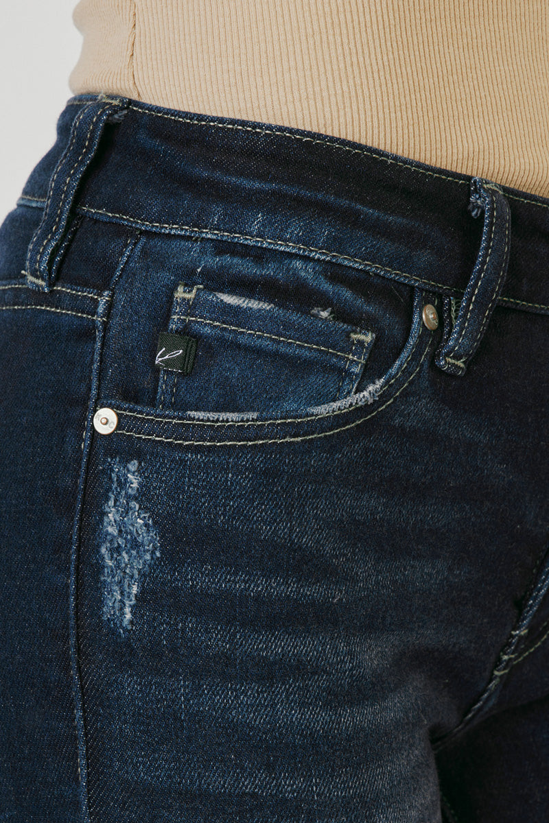 Hudson Mid Rise Ankle Skinny Jeans
