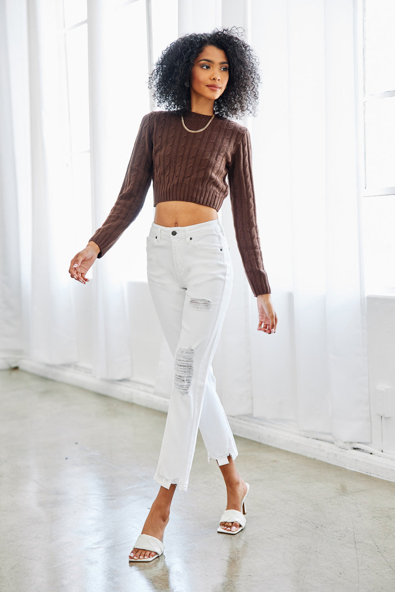 Haven Ultra High Rise Slim Straight Jeans