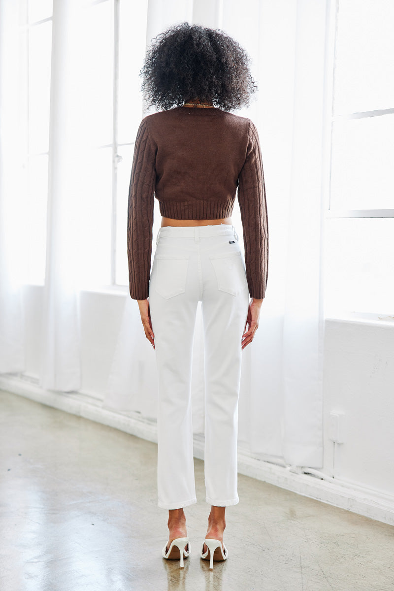 Haven Ultra High Rise Slim Straight Jeans