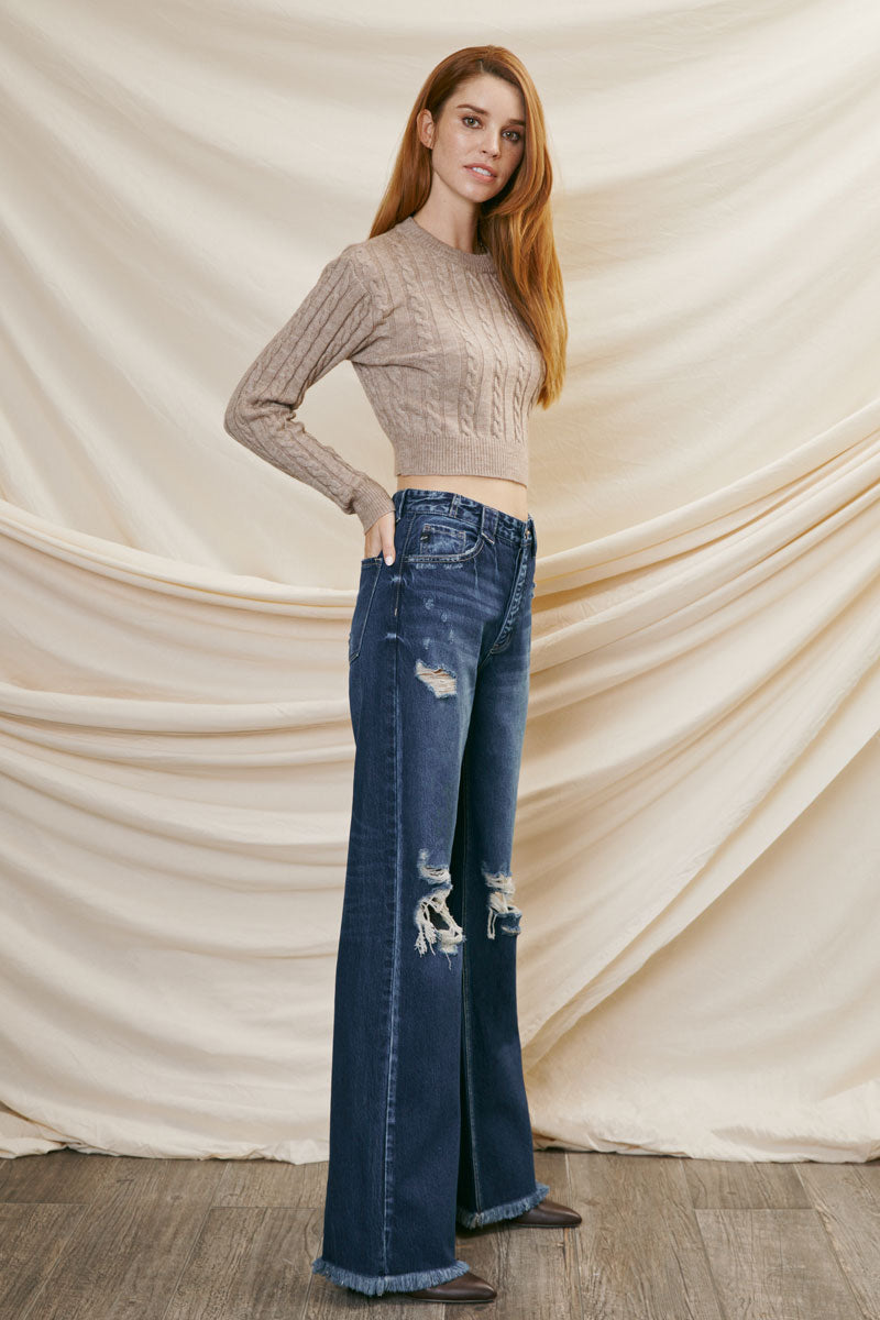 Charlotte Ultra High Rise 90's Flare Jeans