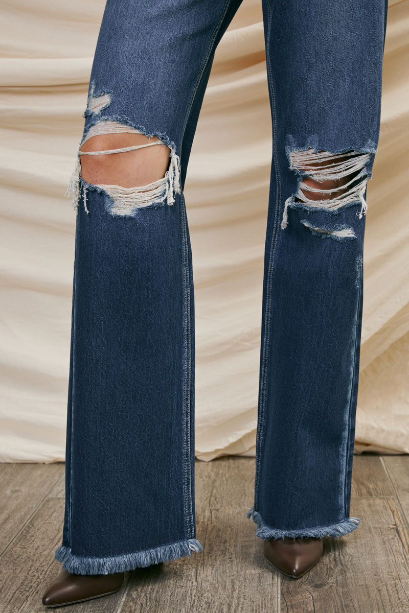 Charlotte Ultra High Rise 90's Flare Jeans