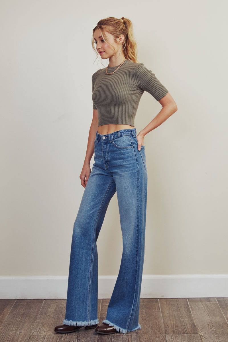 Charlotte Ultra High Rise 90's Flare Jeans