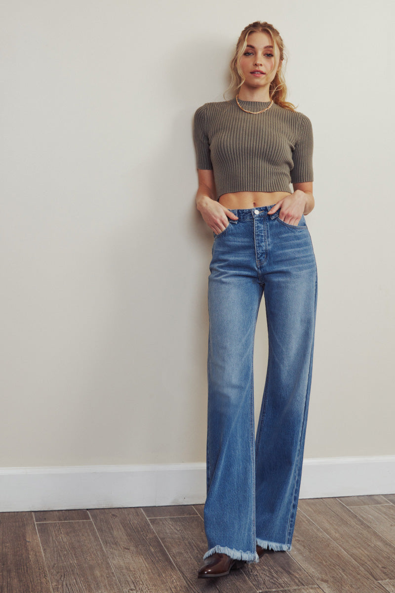 Charlotte Ultra High Rise 90's Flare Jeans
