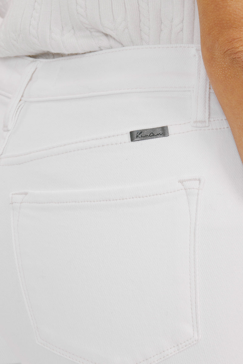 Nalene High Rise Slim Straight Jeans