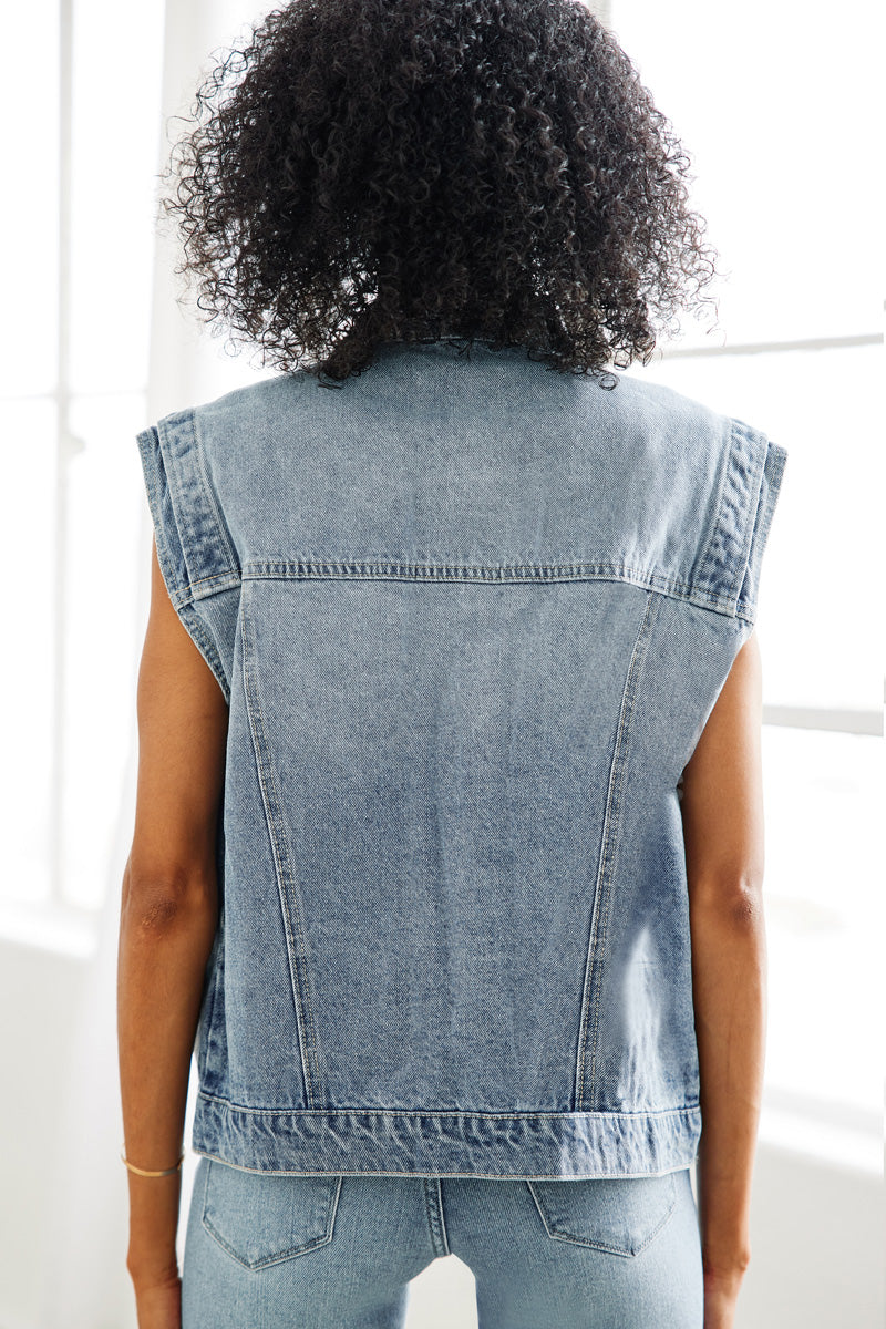 Joey Oversized 80's Vest