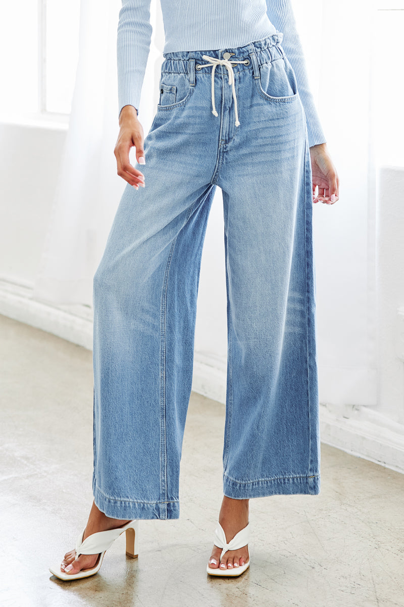 Brayan Ultra High Rise Wide Leg Jeans