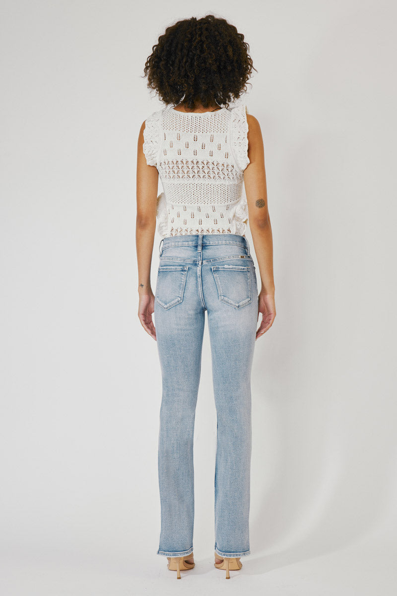 Nadia Mid Rise Y2K Bootcut Jeans