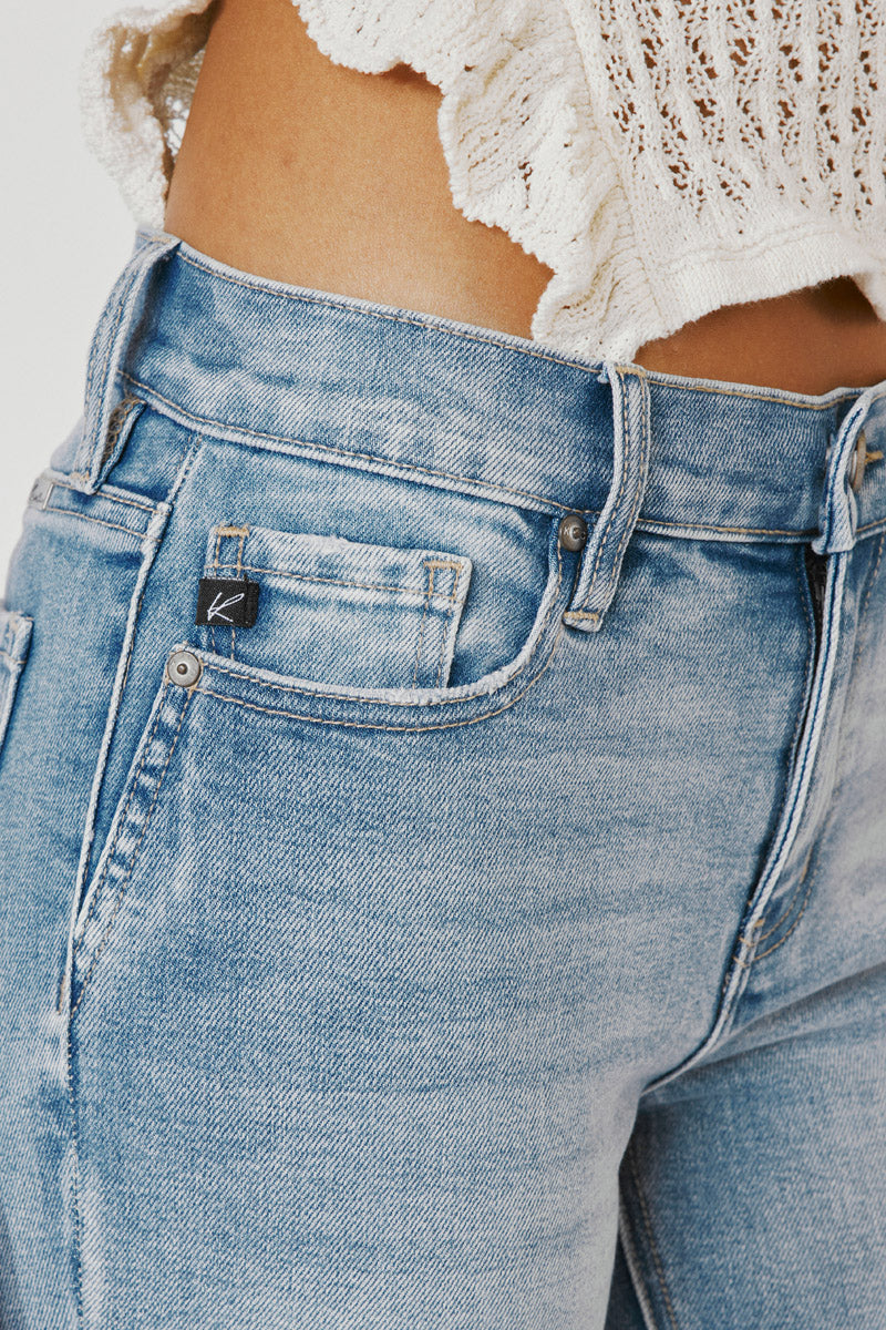Nadia Mid Rise Y2K Bootcut Jeans